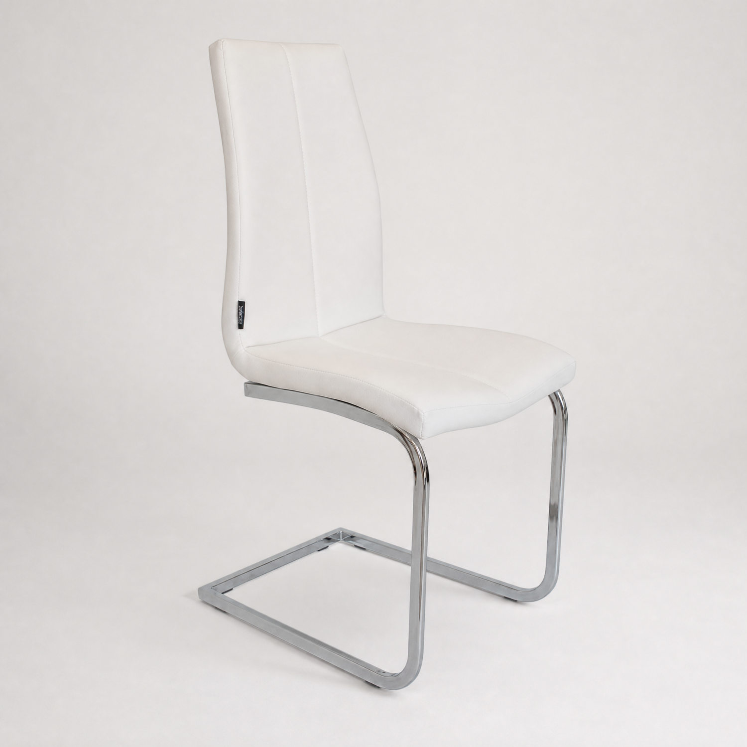 Silla Vezia Ecocuero Blanca