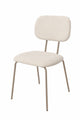Silla Denver Chenille Beige Base Capuccino