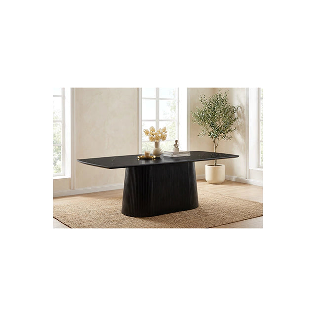 Mesa Tancah Black Marquina Base Negra