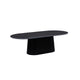 Mesa Salva Black Marquina Base Negra