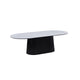 Mesa Salva Statuario Base Negra