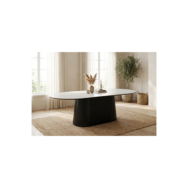 Mesa Salva Statuario Base Negra