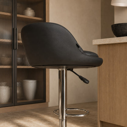 Banqueta Rava Ecocuero Negro