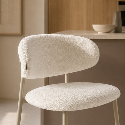 Banqueta Zuno Off White Base Capuccino