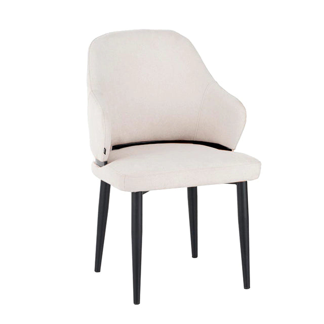 Silla Alani Beige Base Negra