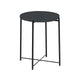 Mesa de Arrime Black Marquina Negra Base Negra