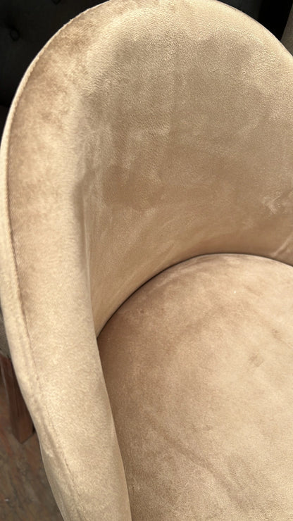 Silla Barcelona Pana Taupe