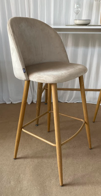 Banqueta Barcelona Pana Beige