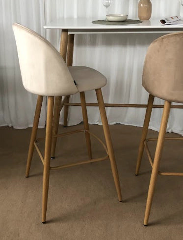 Banqueta Barcelona Pana Beige