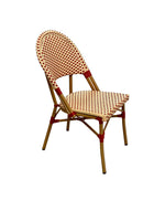 Silla Louvre Combinada Rojo y Crema