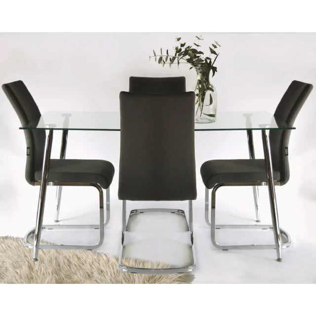 Mesa Lurea Base Cromo
