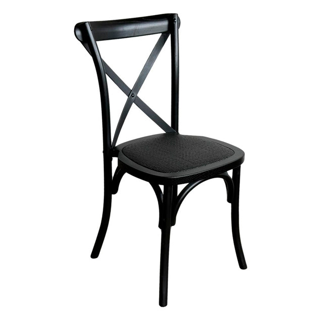 Silla Nápoles Apilable Full Black