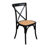 Silla Nápoles Apilable Natural Black