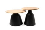 Set Miscela Madera Natural Base Negra