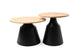 Set Miscela Madera Natural Base Negra