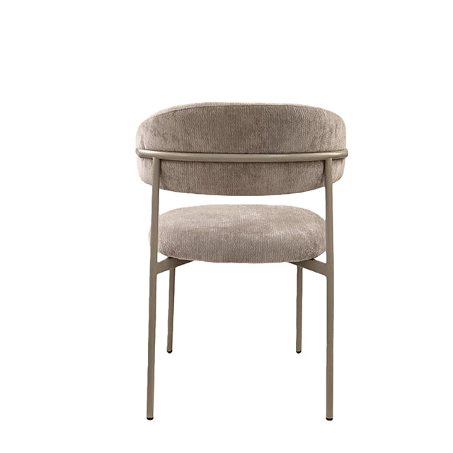 Silla Zuno Pro Gris Claro Base Capuccino