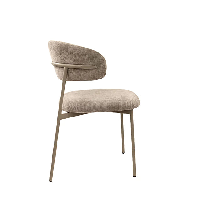 Silla Zuno Pro Gris Claro Base Capuccino