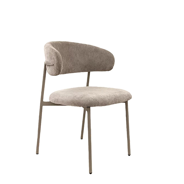 Silla Zuno Pro Gris Claro Base Capuccino