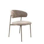 Silla Zuno Pro Gris Claro Base Capuccino