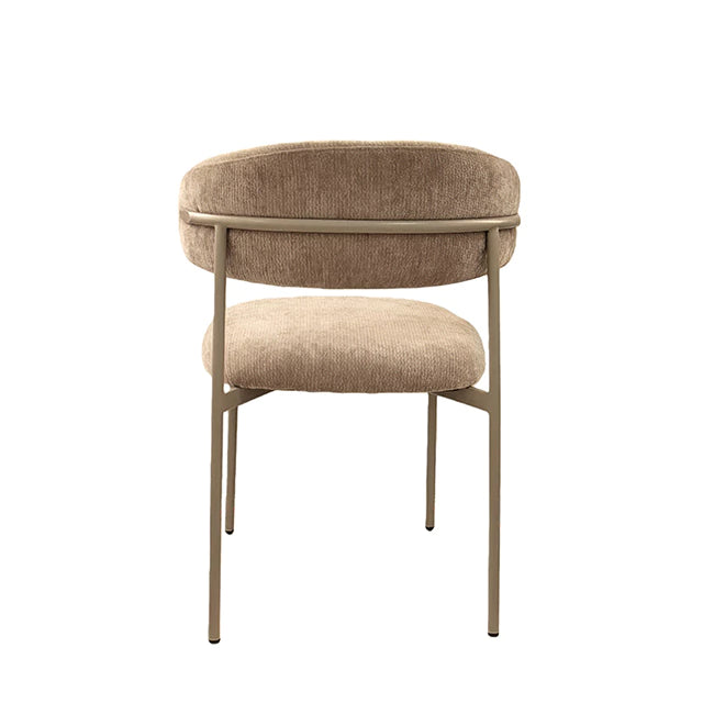 Silla Zuno Pro Taupe Base Capuccino