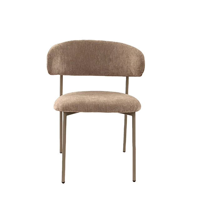 Silla Zuno Pro Taupe Base Capuccino