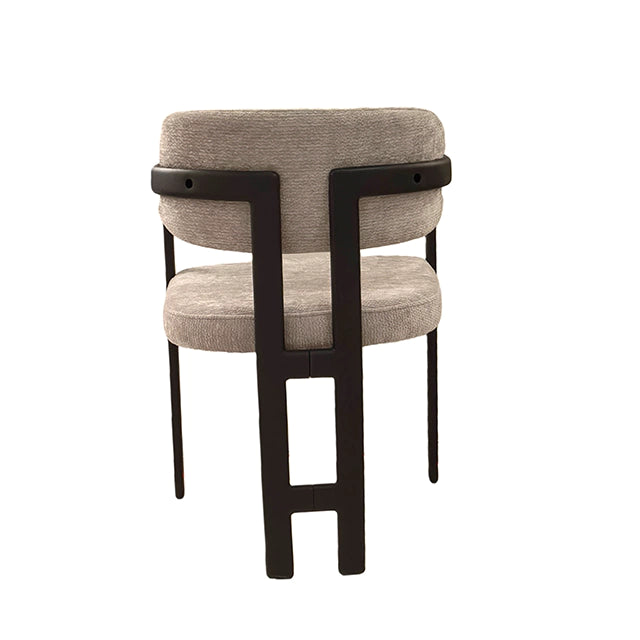 Silla Besaya Gris Claro Base Negra