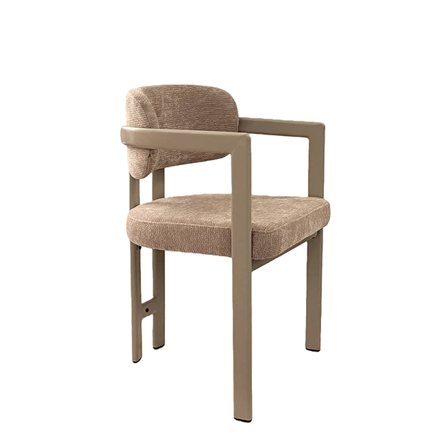 Silla Besaya Taupe Base Capuccino