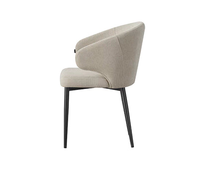 Silla Alix Beige Base Negra
