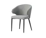 Silla Alix Gris Base Negra