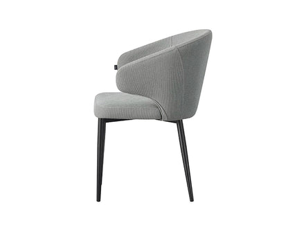 Silla Alix Gris Base Negra