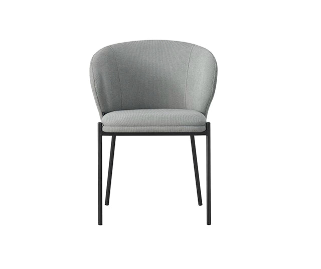 Silla Nayah Gris Base Negra