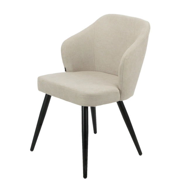 Silla Brisa Taupe Base Negra