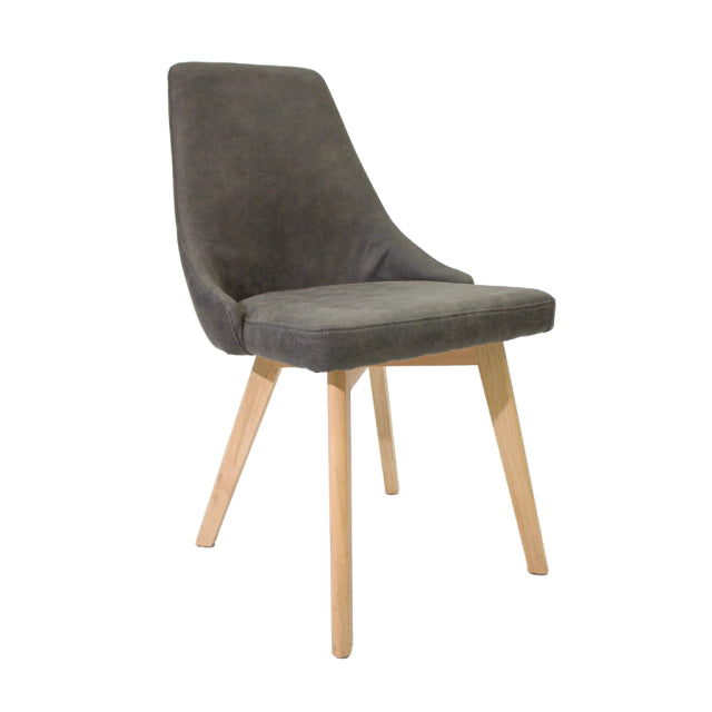 Silla Viena Taupe Pata Natural