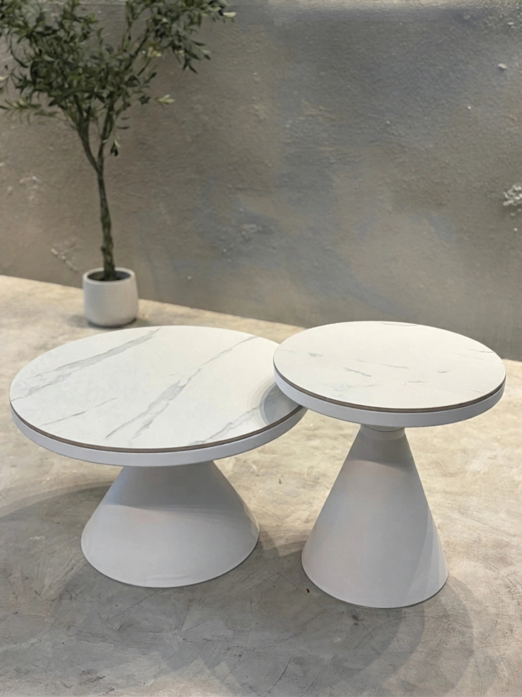 Set Minolta Neolith Calacatta Brillante Base Blanca
