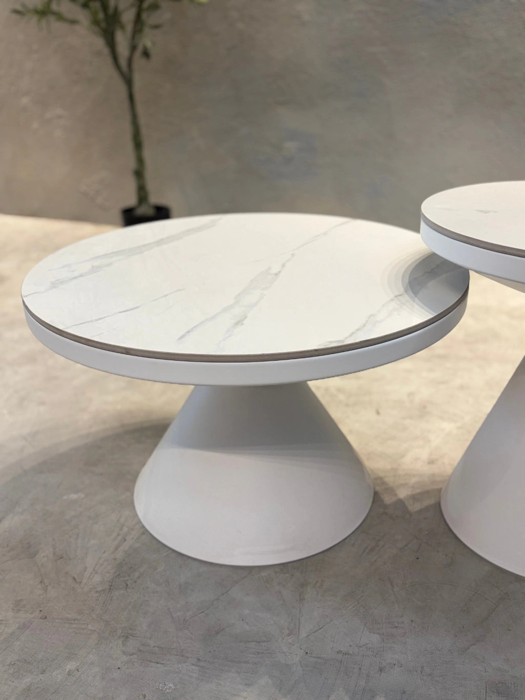 Set Minolta Neolith Calacatta Brillante Base Blanca