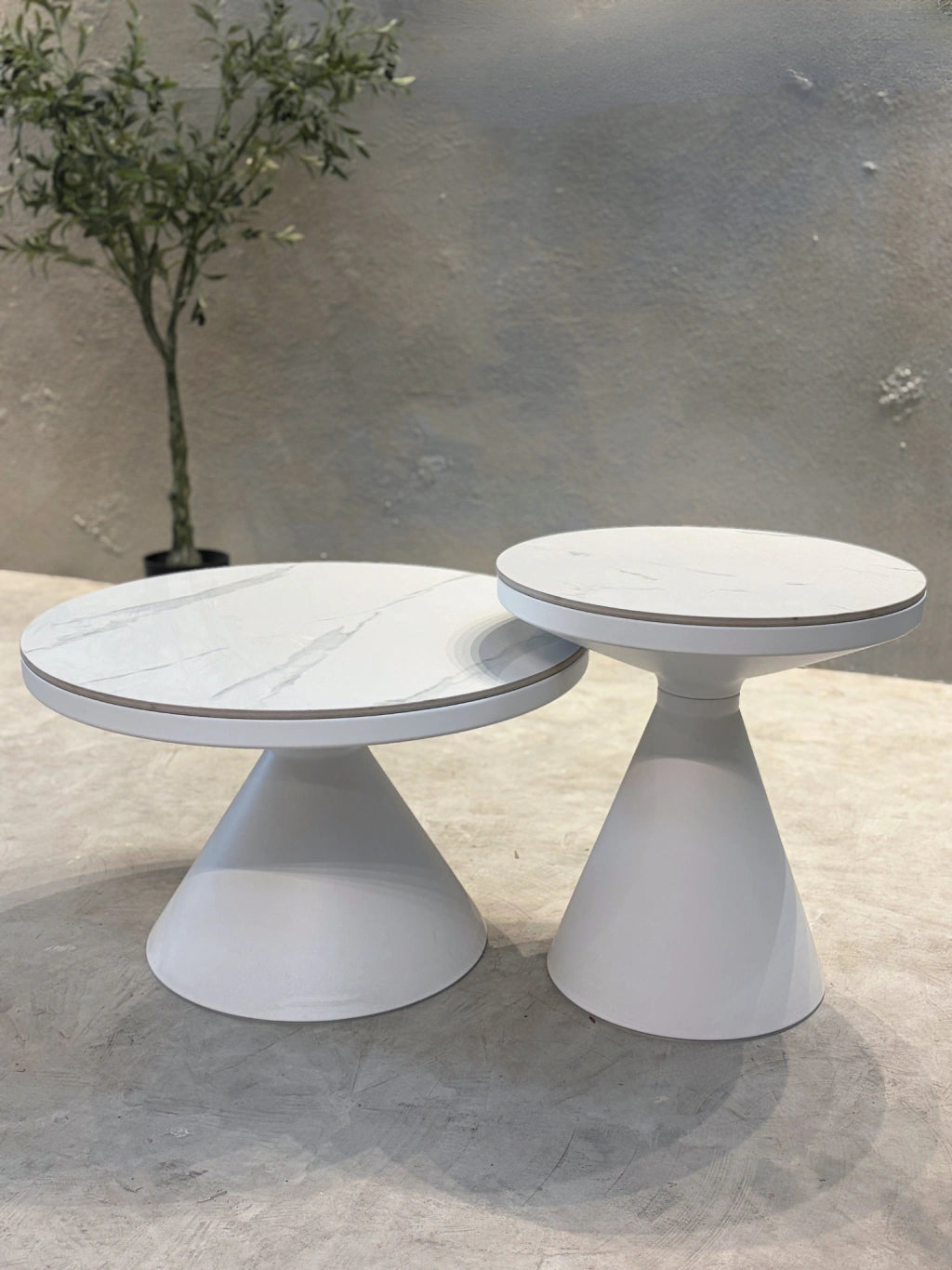 Set Minolta Neolith Calacatta Brillante Base Blanca
