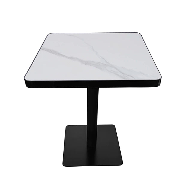 Vista principal de Mesita Cuadrada Black Marquina Base Negra, imagen 1 – Zagliari