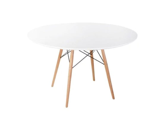 Mesa Eames Redonda Blanca