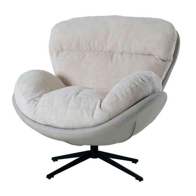 Sillón Arman Gris c/ Chenille Beige
