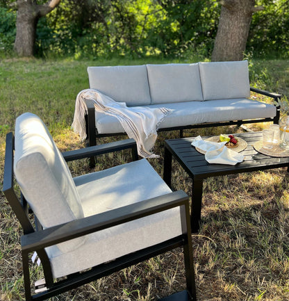 Set Acacia 3 cuerpos Gris Oscuro