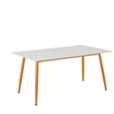 Mesa Aira Calacatta Blanco Brillante Base Natural
