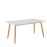 Mesa Aira Calacatta Blanco Brillante Base Natural