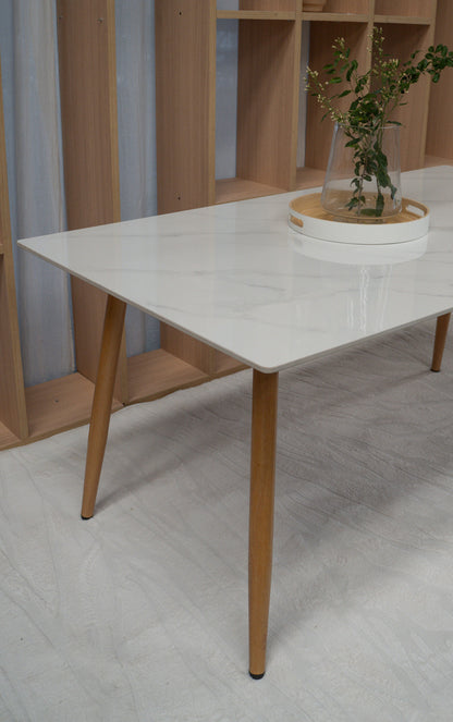 Mesa Aira Calacatta Base Madera