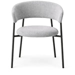 Silla Gala Gris Claro Base Negra