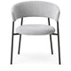 Silla Gala Gris Claro Base Negra