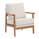 Sillón Niko Chenille Beige Base Natural
