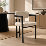 Silla Besaya Beige Base Negra