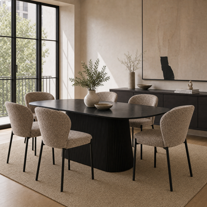 Silla Elira Boucle Taupe