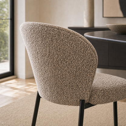 Silla Elira Boucle Taupe