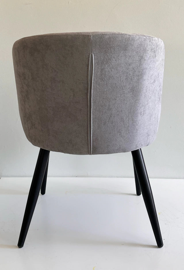 Silla Vita Gris Claro Base Negra